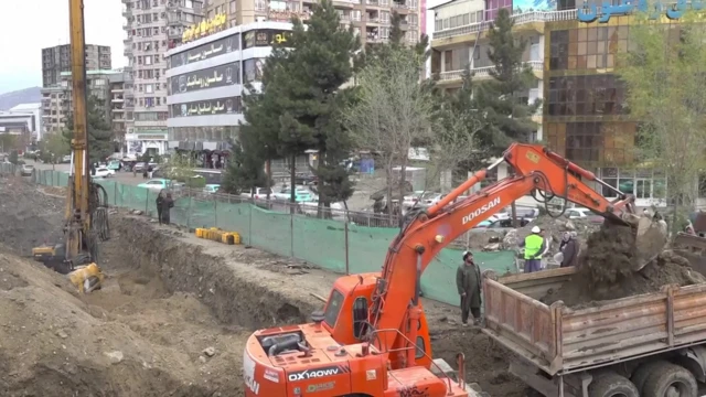 کابل کې د سړک ودانیزې چارې