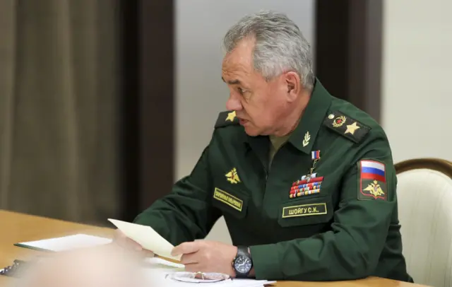 РФнын коргоо министри Сергей Шойгу