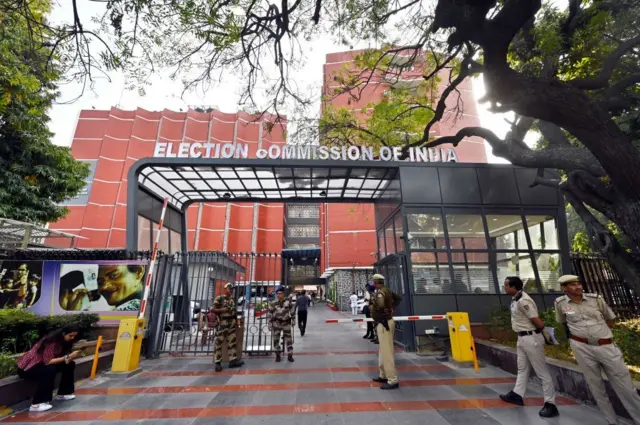দিল্লির অশোকা রোডে জাতীয় নির্বাচন কমিশন ভবন