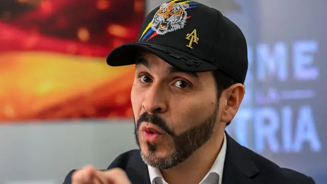 Abelardo de la Espriella, durante una entrevista con la AFP.