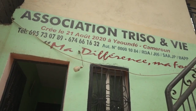 Entrée du siège de l'association Triso&Vie