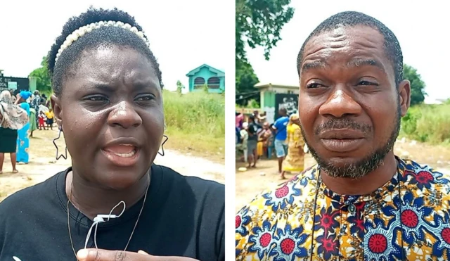 Eyewitness Chinaza Ikemeziem and Lawal Waheed follow BBC tok