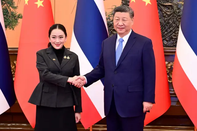 Tayland Bosh vaziri Pxetxongtxan Chinavat 6 fevralda Xitoyga tashrif buyurib Prezident Shi Jinpin bilan uchrashdi.