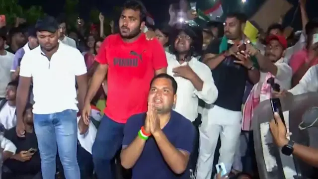 रांची में प्रदर्शनकारी छात्र