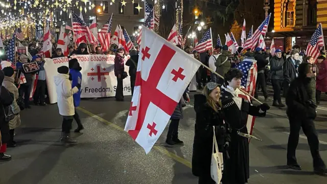 демонстрация в Тбилиси