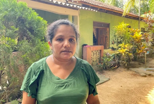 Mme Malkandi est encore sous le choc de l'attaque d'éléphant qui a tué son mari l'année dernière.