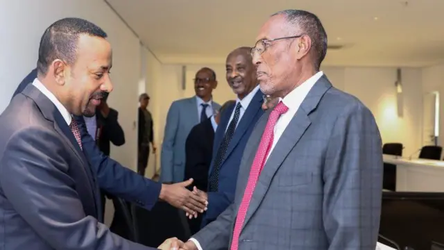 Abiy Ahmed iyo Muuse Biixi