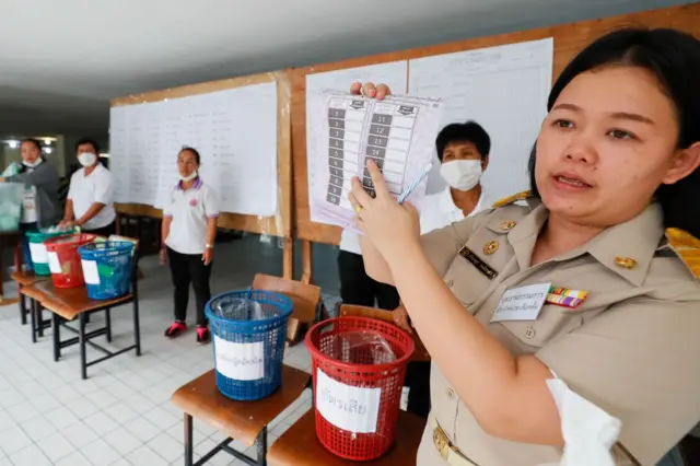 บัตรลงคะแนนเลือก สส.แบบแบ่งเขต ในการเลือกตั้ง 2566 มีเพียงหมายเลขผู้สมัคร ประชาชนจึงต้องจำให้ได้ว่าผู้สมัครที่ตนต้องการเลือกเบอร์อะไร และยังต้องจำเบอร์พรรคแยกต่างหากเพื่อกาในบัตร สส.บัญชีรายชื่อ