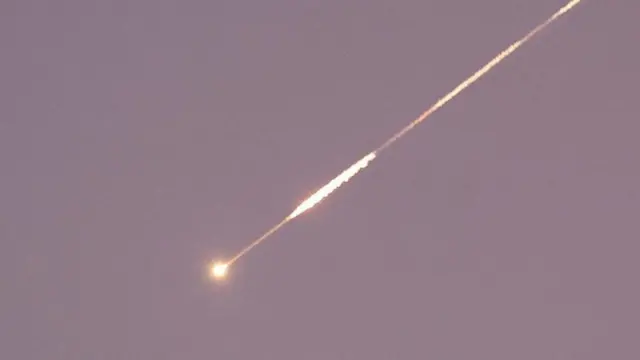 இஸ்ரேலை நோக்கி ஏவப்பட்ட ஏவுகணைகள்