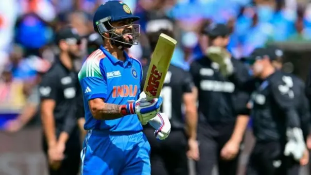 ચૅમ્પિયન્સ ટ્રૉફી 2025, દુબઈ, ભારત અને ન્યૂઝી લૅન્ડ ગ્રૂપ મૅચ, પૉઇન્ટ ટેબલ, રોહિત શર્મા, મૅટ હેન્રી, વિરાટ કોહલી, ક્રિકેટ, સ્પૉર્ટ્સ, બીબીસી ન્યૂઝ ગુજરાતી, બીબીસી ન્યૂઝ