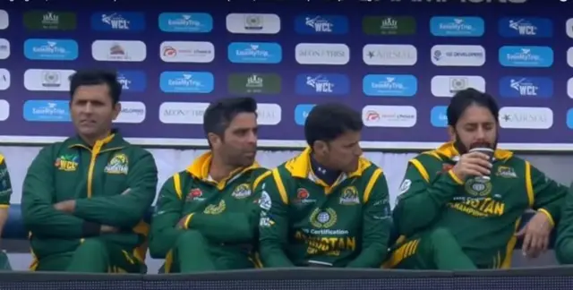 पाकिस्तान चैंपियंस टीम के खिलाड़ी