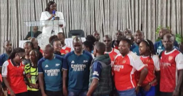 ኬንያውያን የአርሰናል ደጋፊዎች 