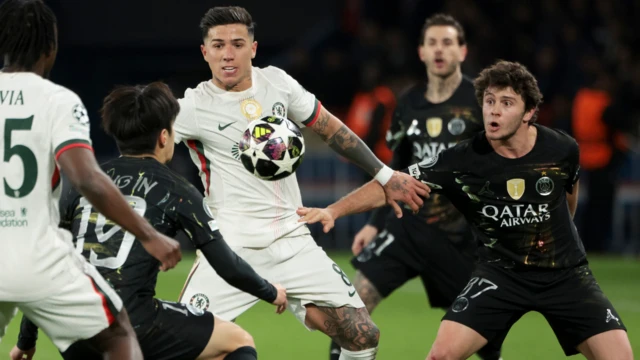 PSG get dia revenge against Chelsea afta di club world cup final 3-0 defeat. Di Paris club win di first leg of dis tie 5-2