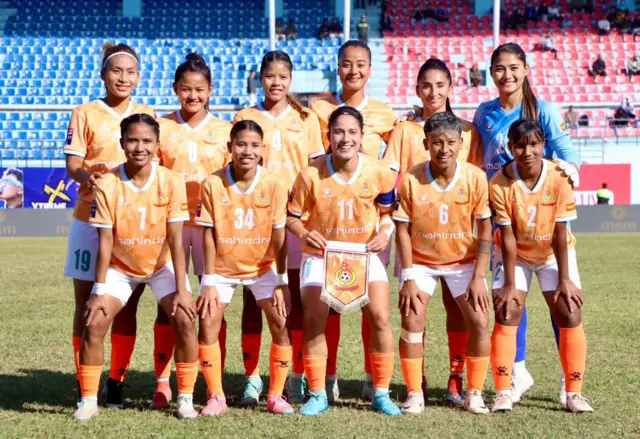 नेपाली महिला फुटबल खेलाडीहरू 