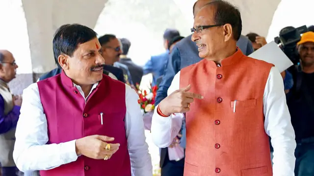 मध्य प्रदेश के मुख्यमंत्री मोहन यादव और पूर्व मुख्यमंत्री शिवराज सिंह चौहान