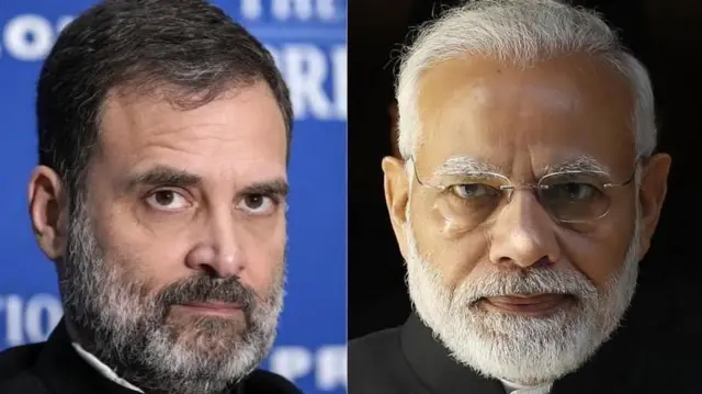 રાહુલ ગાંધી અને નરેન્દ્ર મોદી