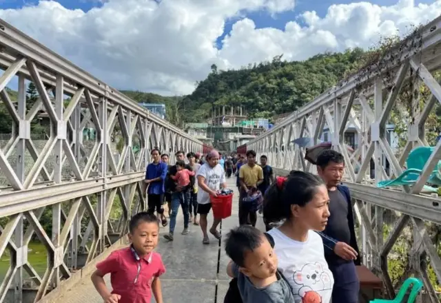 मिज़ोरम ने म्यामांर से आए करीब 40 हजार शरणार्थियों को शरण दी है 