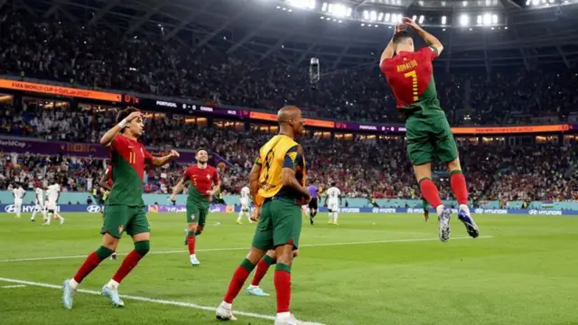 रोनाल्डो पाँचवटा विश्वकपमा गोल हान्ने पहिलो खेलाडी बनेका थिए