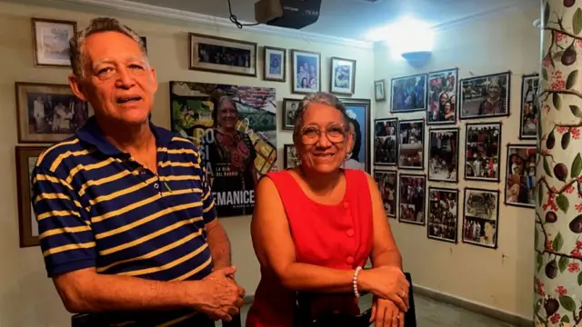 O casal Rosita Díaz e Raúl Paniagua 