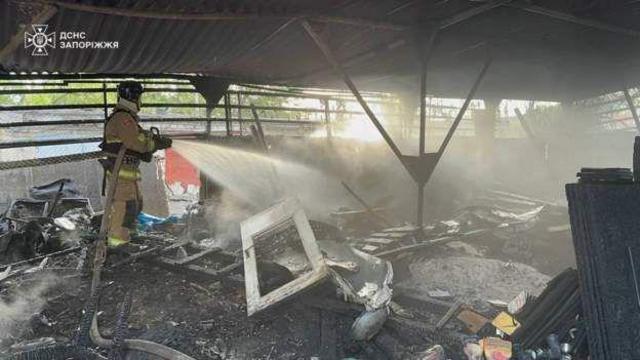 Наслідки удару по Запоріжжю