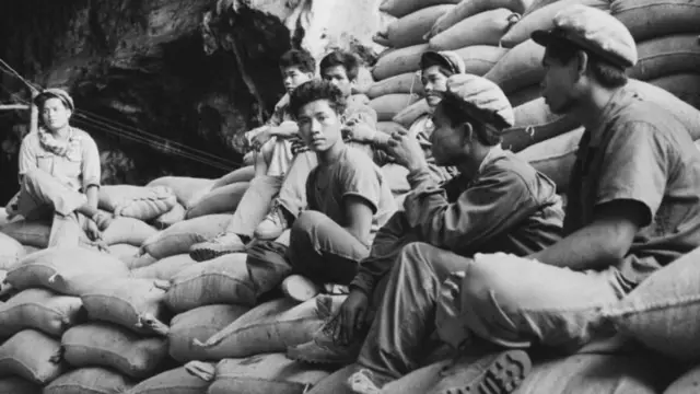 Milicianos da guerrilha do Pathet Lao,cupons aposta ganhafotografia da décadacupons aposta ganha1970