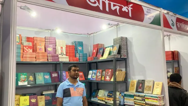 কলকাতা বইমেলায় আদর্শের স্টল।