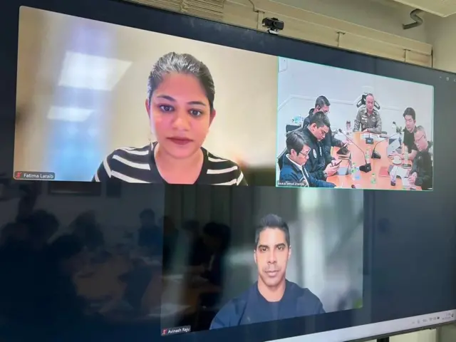  ဒေသဆိုင်ရာ ဖေ့စ်ဘွတ်ခ်အရာရှိတွေနဲ့ ပြုလုပ်တဲ့ဆွေးနွေးပွဲလို့ ထိုင်းရဲတပ်ဖွဲ့က သတင်းထုတ်ပါတယ် 