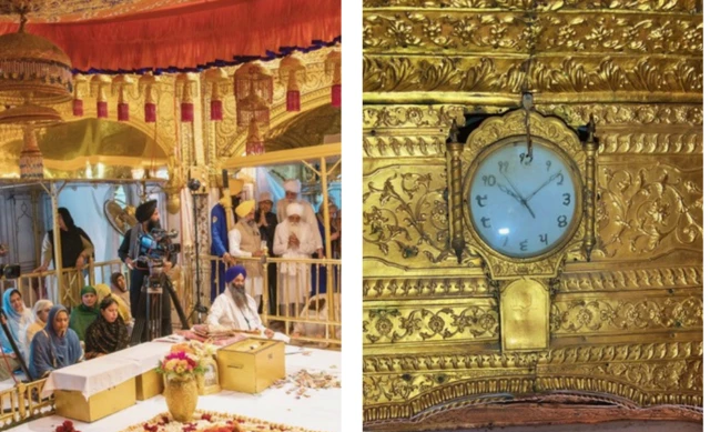 ਦਰਬਾਰ ਸਾਹਿਬ ਵਿੱਚ ਲਗਾਈ ਹੋਈ ਬੰਦ ਪਈ ਘੜੀ