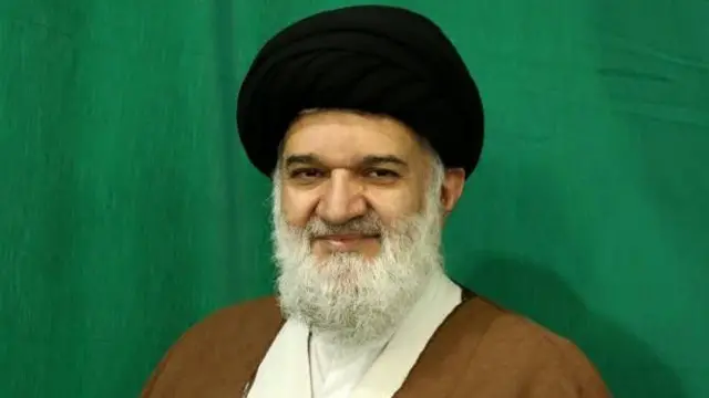 محمدباقر خرازی، از روحانیون تندرو، برادر همسر برادر کوچکتر مجتبی خامنهای است