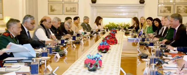 नई दिल्ली में आयोजित भारत-अमेरिका की टू प्लस टू बैठक