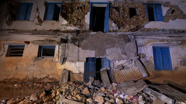 Destrozos en las viviendas de Nepal.