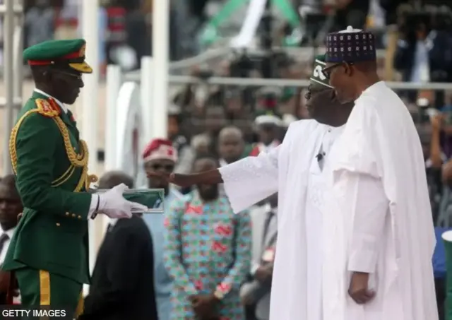 Buhari ati Bola Tinubu lasiko iburawọle Tinubu lọdun 2023