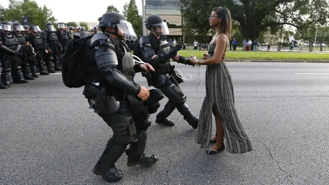 Ieshia Evans, Estados Unidos, 2016