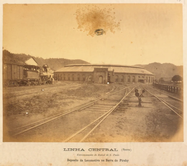 Trecho da Estrada de Ferro D. Pedro II, rebatizada posteriormente de Central do Brasil
