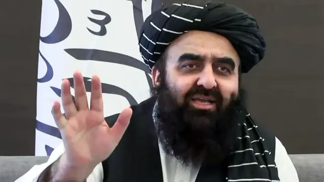 तालिबान सरकार के विदेश मंत्री अमीर ख़ान मुत्तक़ी