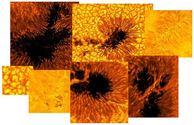 Vistasxbet99 cadastroalta resolução da superfície solar, ou fotosfera