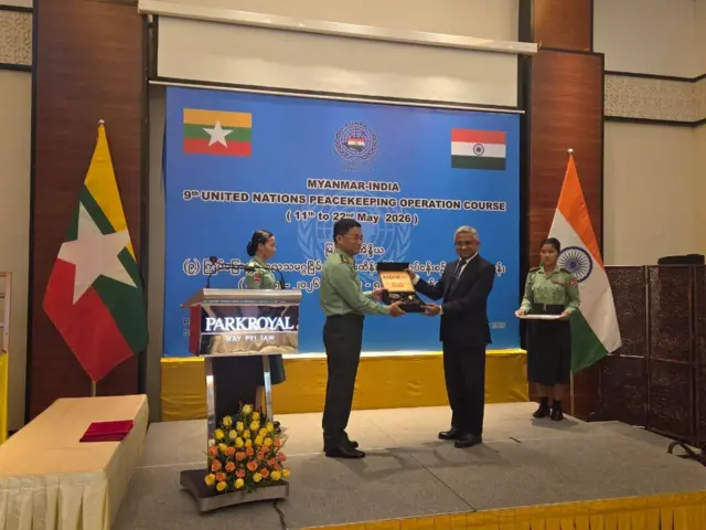 နေပြည်တော်မှာ အိန္ဒိယက မြန်မာစစ်တပ်ကို ပေးတဲ့ကုလသငြိမ်းချမ်းရေးထိန်းသိမ်းရေးသင်တန်း 