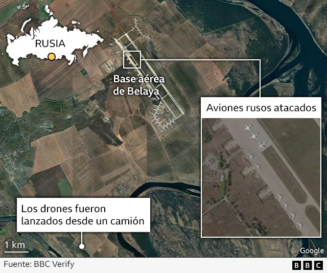Cómo Ucrania llevó a cabo la "extraordinaria" Operación Tela de Araña contra los bombarderos rusos