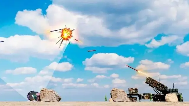 ਥਾਡ ਸਿਸਟਮ ਦੁਸ਼ਮਣ ਮਿਜ਼ਾਈਲਾਂ ਨੂੰ ਰੋਕਦਾ ਹੈ