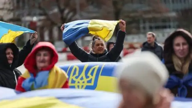 У Женеві відбувся проукраїнський мітинг