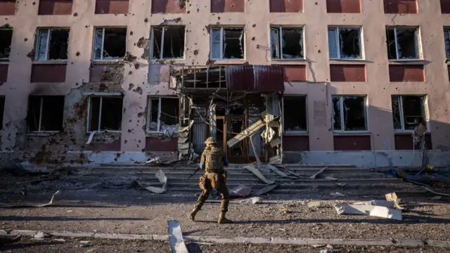 Украинские военные в Судже