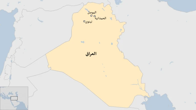 خريطة العراق 