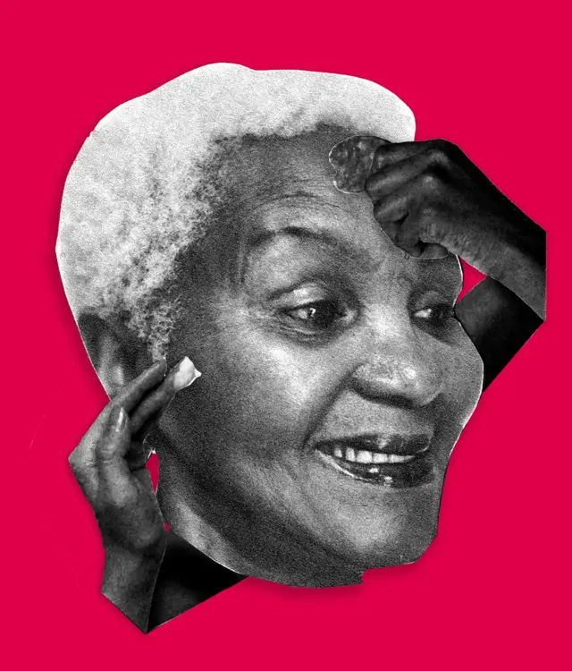 一個女人的臉的漫畫