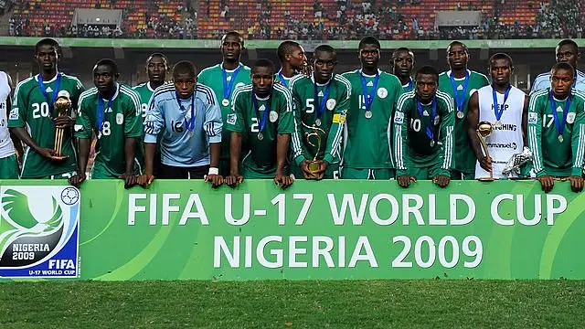 Nigeria Golden Eaglets tanda for stadium, 2009