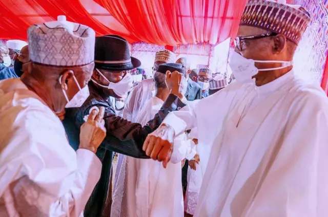 Yusuf Buhari and Zahra Bayero wedding fotos: President Muhammadu Buhari son fatiha fotos