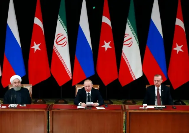 Ruhani, Putin ve Erdoğan