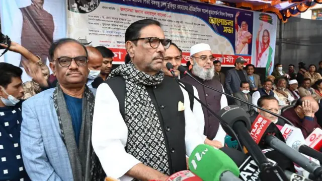 আওয়ামী লীাগ সাধারণ সম্পাদক ওবায়দুল কাদের 