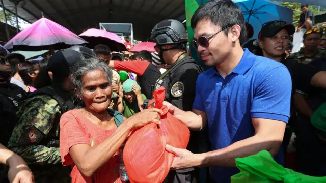 Manny Pacquiao has been tipped as a future president.