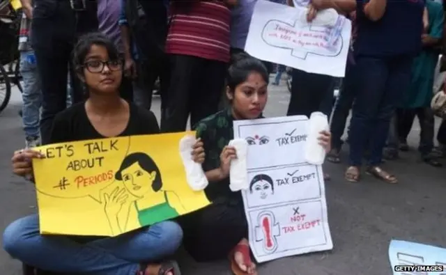 मासिक धर्म, सैनिटरी नैपकिन