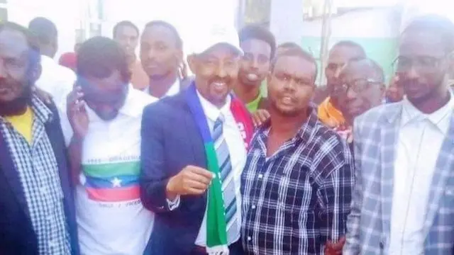 Guuleed ayaa sidoo kale la kulmay afhayeenka Jabhadda ONLF, Caddaani Hiirmooge